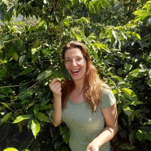 Anna Ulm beans on bike